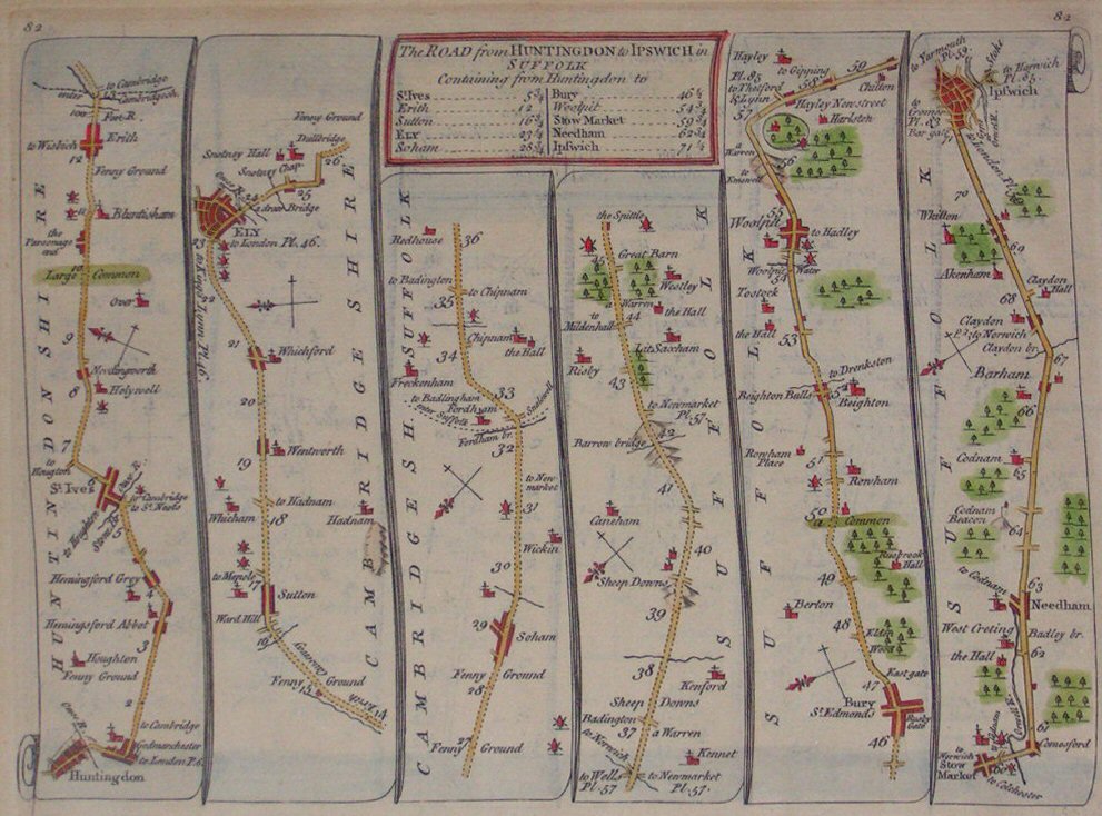 Map of Huntingdonshire